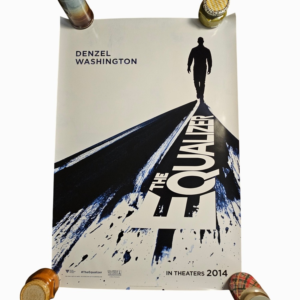 The Equalizer 2014 Original Advance Movie Poster‎ 27x40 Denzel Washington D/S